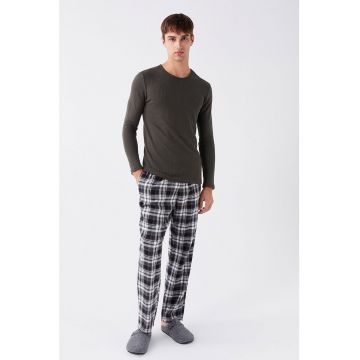Bluza de pijama striata