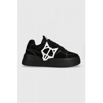Naked Wolfe sneakers din piele intoarsă Kosa culoarea negru Naked Wolfe sneakers din piele intoarsă Kosa culoarea negru