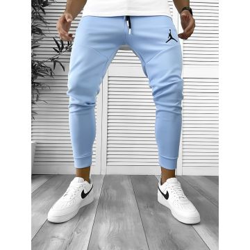 Pantaloni de trening bleu conici 12361 N1-3