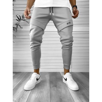 Pantaloni de trening gri conici 12360 Y18