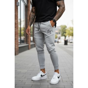 Pantaloni de trening gri conici 12347 13-4.2