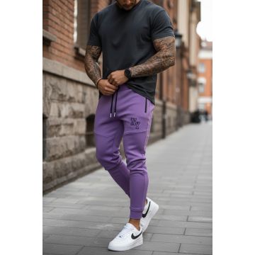 Pantaloni de trening mov conici 12347 21-2.1