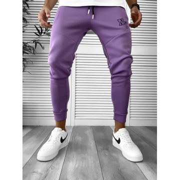 Pantaloni de trening mov conici 12347 22A-3