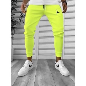 Pantaloni de trening neon conici 12361 N1-4.2