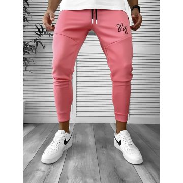 Pantaloni de trening roz conici 12347 89-3.3