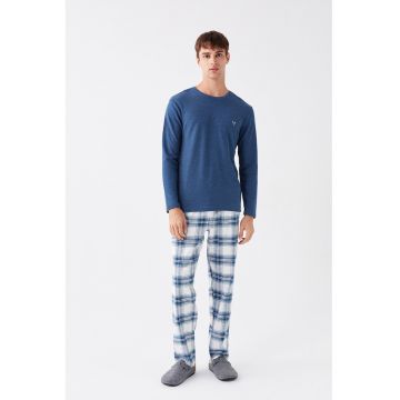 Pijama lunga din amestec de bumbac Pijama lunga din amestec de bumbac