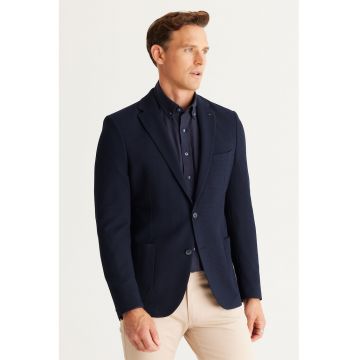 Sacou slim fit - Bleumarin