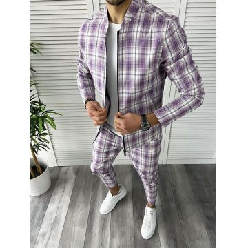 Trening barbati slim fit Pantaloni + Hanorac B9845 P18-5.2