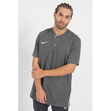 Tricou cu decolteu henley pentru fotbal