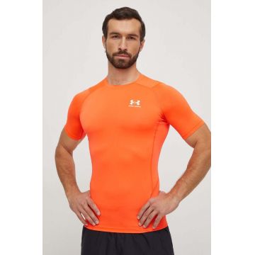 Under Armour tricou de antrenament culoarea rosu, neted