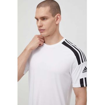 adidas Performance tricou GN5723 bărbați, culoarea alb, material uni GN5723