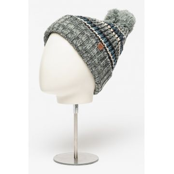 Caciula din tricot gros cu ciucure Goser