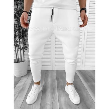Pantaloni de trening alb conici K184 P20-5.1