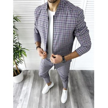 Trening barbati slim fit Pantaloni + Hanorac B9856 P19-3.3