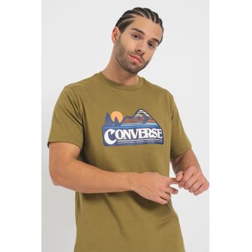 Tricou cu imprimeu logo Elevated
