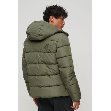 Geaca pufoasa relaxed fit cu gluga Sports