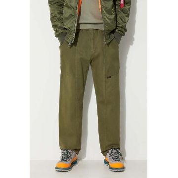 Gramicci pantaloni de bumbac Gadget Pant culoarea verde, drept G105.OGT-brown