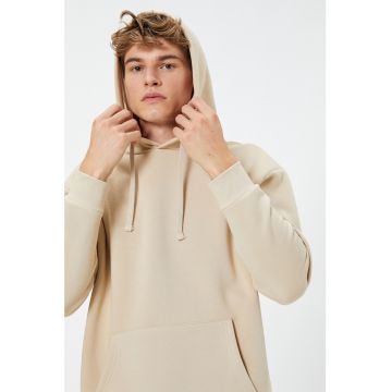 Hanorac din amestec de bumbac cu buzunar kangaroo