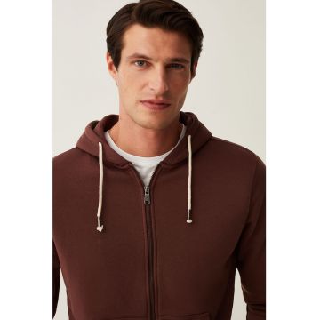 Hanorac regular fit cu snururi