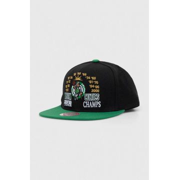 Mitchell&Ness sapca culoarea negru, cu imprimeu