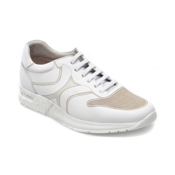 Pantofi CALLAGHAN albi, 91322, din piele naturala