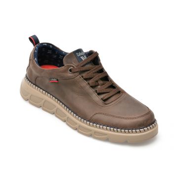 Pantofi CALLAGHAN gri, 55102, din piele naturala
