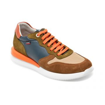 Pantofi CALLAGHAN multicolor, 51103, din piele intoarsa si material textil