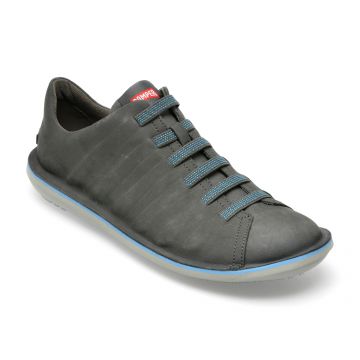 Pantofi CAMPER gri, 18751, din nabuc