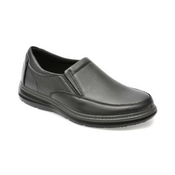 Pantofi IMAC negri, 451221, din piele naturala