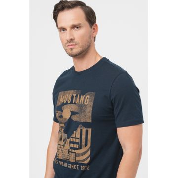 Tricou regular fit de bumbac cu imprimeu