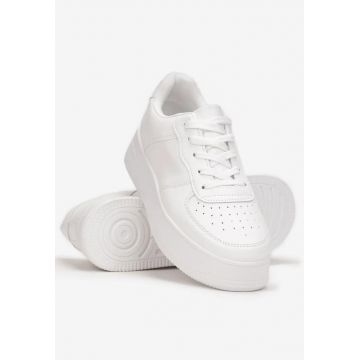 Adidasi barbati casual albi 12169  N17-3