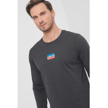 Bluza de bumbac cu imprimeu logo Bluza de bumbac cu imprimeu logo