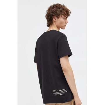 G-Star Raw tricou din bumbac barbati, culoarea negru, neted