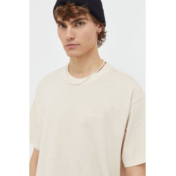 Levi's tricou din bumbac barbati, culoarea violet, modelator