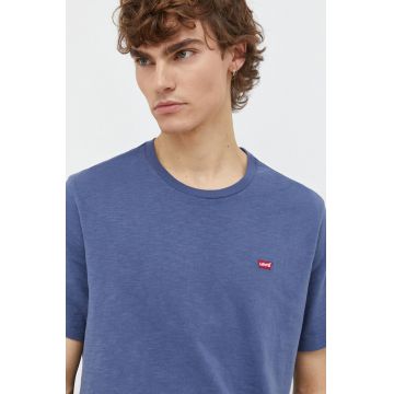 Levi's tricou din bumbac barbati, neted