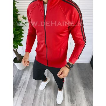 Trening barbati rosu pantaloni + hanorac B6098 P20-7