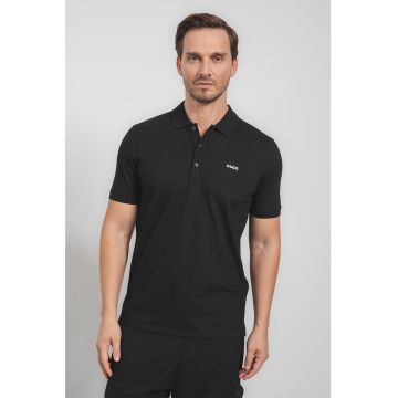 Tricou polo cu detaliu cu logo pe piept Dinos223