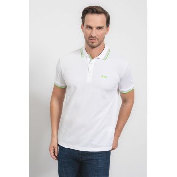 Tricou polo regular fit cu accente contrastante Paddy