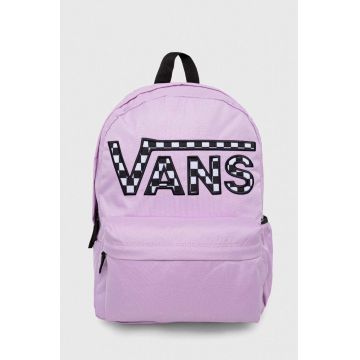 Vans rucsac culoarea violet, mare, cu imprimeu