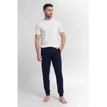 Pantaloni de casa cu snur in talie Rich