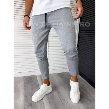 Pantaloni de trening slim fit gri deschis B6234 O1-3.1