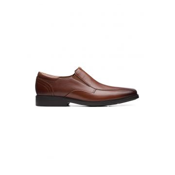 Pantofi loafer din piele cu varf rotund Ave