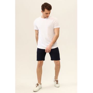 Bermude de bumbac cu snur