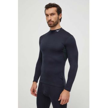 Mizuno longsleeve funcțional Mid Weight culoarea negru