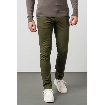 Pantaloni chino slim fit din amestec de bumbac organic Bleecker