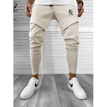 Pantaloni de trening bej   silon   conici 12374  18-3