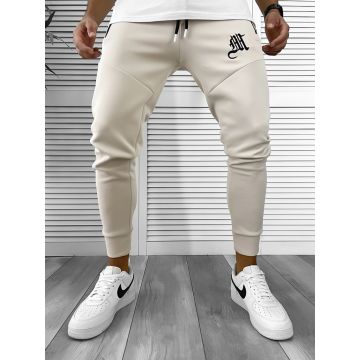 Pantaloni de trening bej   silon   conici 12375 26-5
