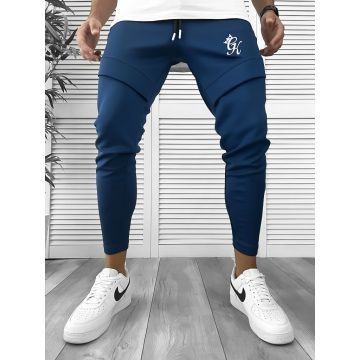 Pantaloni de trening bleumarin silon conici 12374 14-1.2