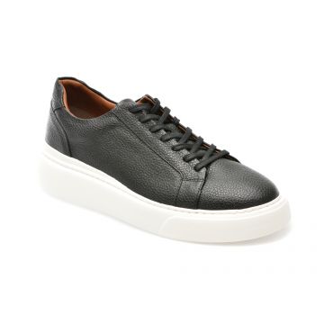 Pantofi AXXELLL negri, AYK003, din piele naturala