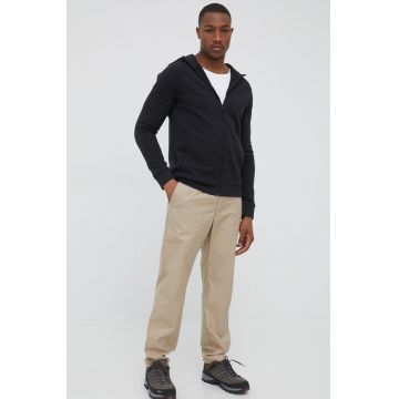 Jack Wolfskin pantaloni de exterior Lakeside Trip barbati, culoarea bej, cu fason cargo